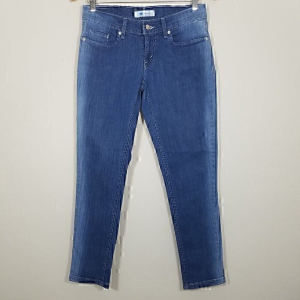Levi's Two Tones White Tab 524 Skinny Stretch Jeans Size 5